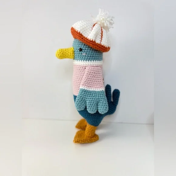 Stuart The Duck Crochet Bird Amigurumi - Picture 7 of 13